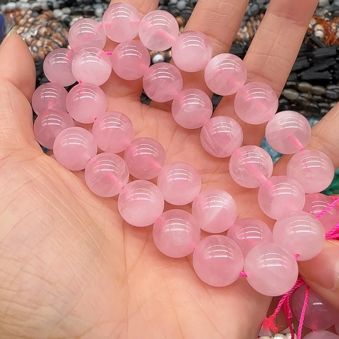 合金玛瑙/玉髓珠宝半成品马粉12mm一条