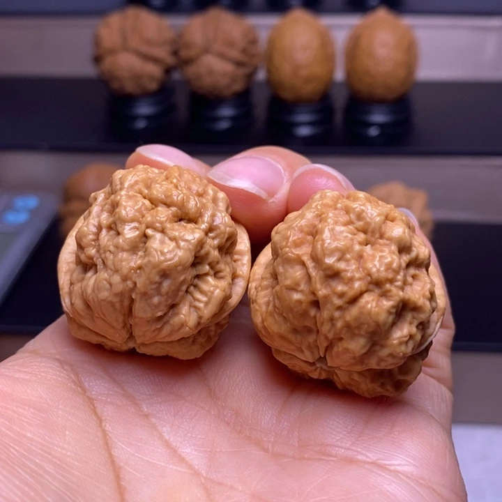 文玩核桃把件血舍利35