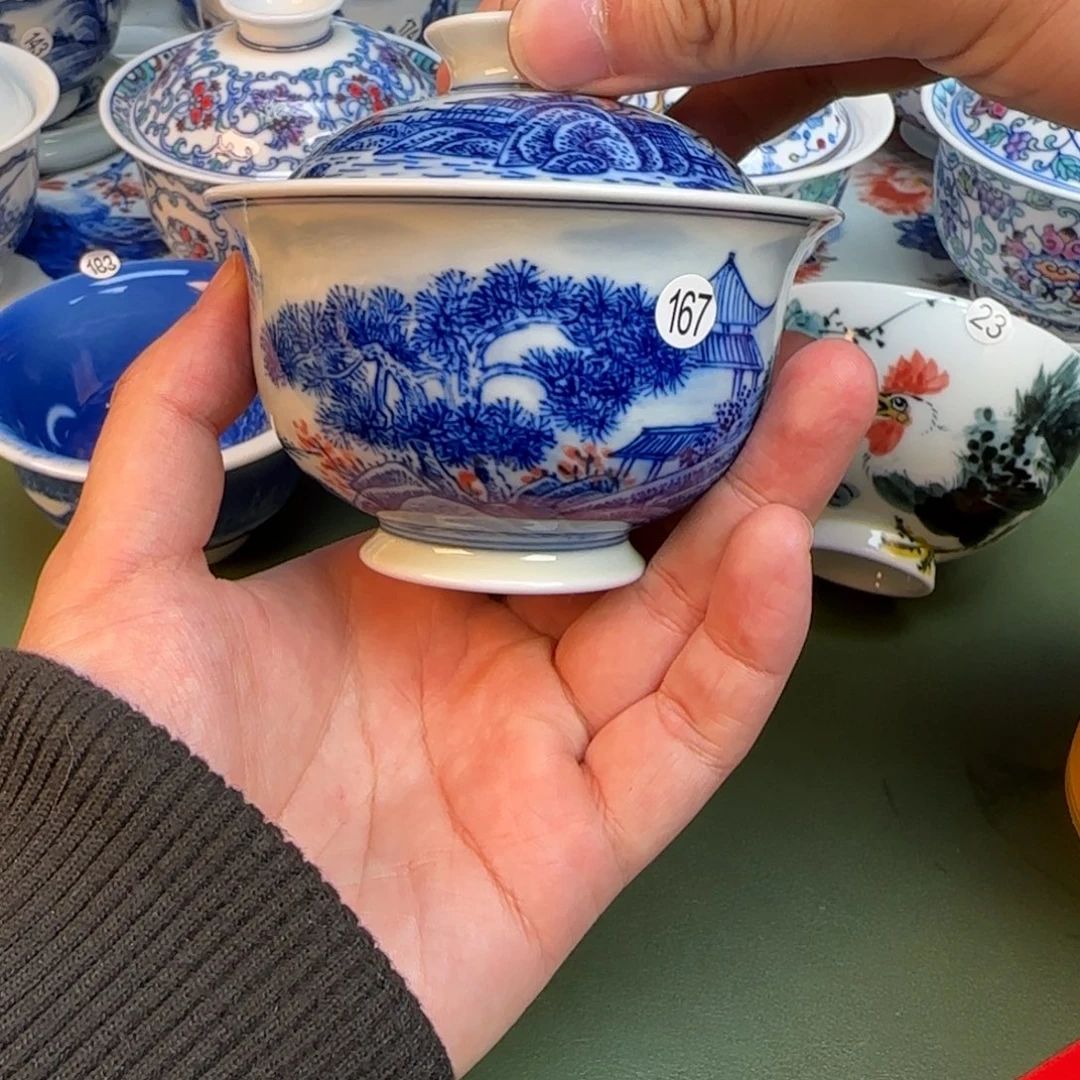 彦祖纯手工手绘茶具167