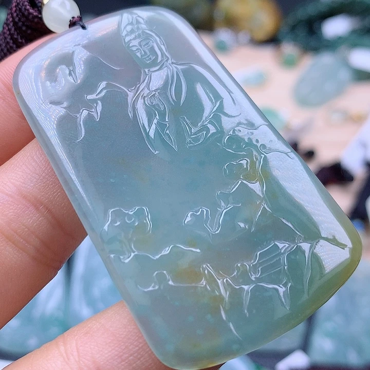 【闪购商品】翡翠颈饰未镶嵌翡翠吊坠