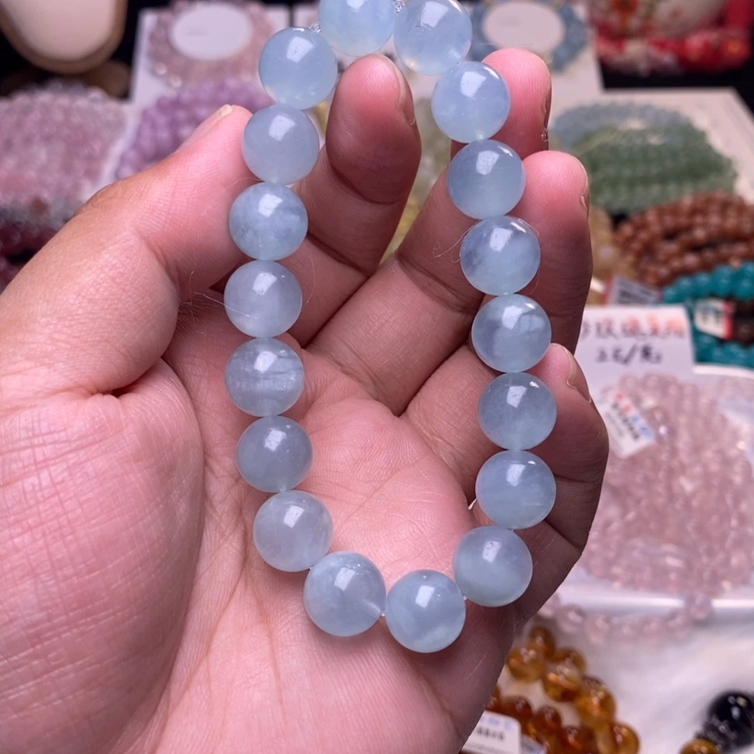 手串水晶未镶嵌海蓝宝卡11