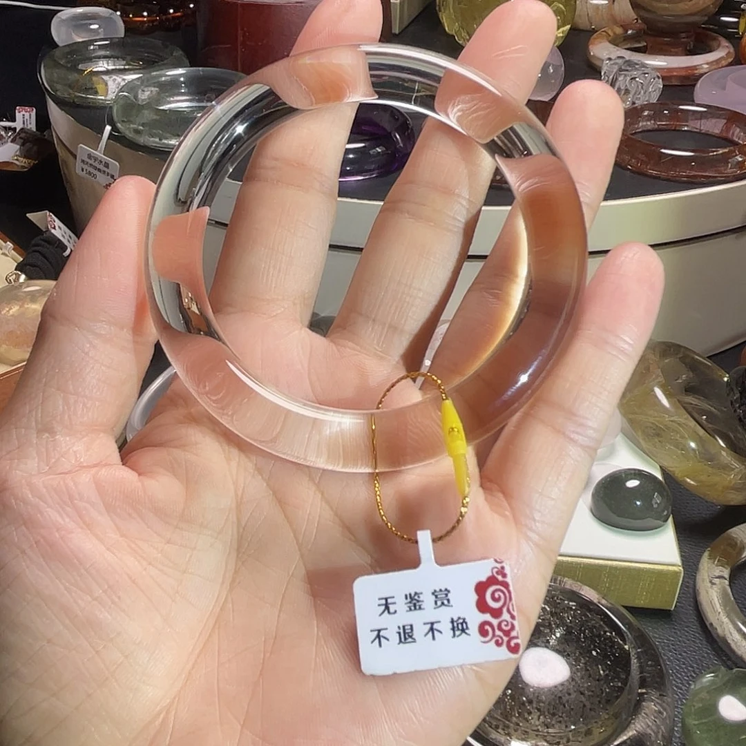 手镯水晶未镶嵌手镯