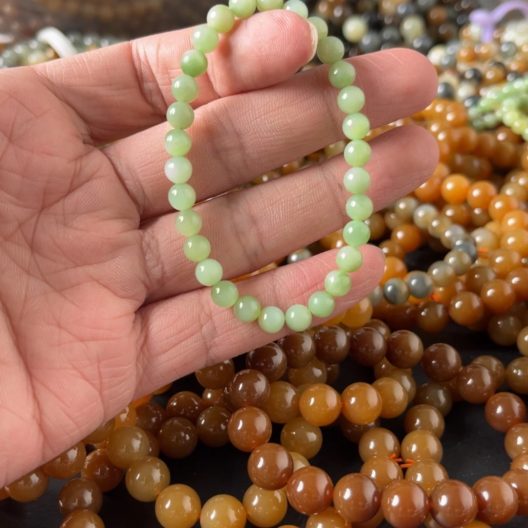 和田玉（糖玉）未镶嵌手链