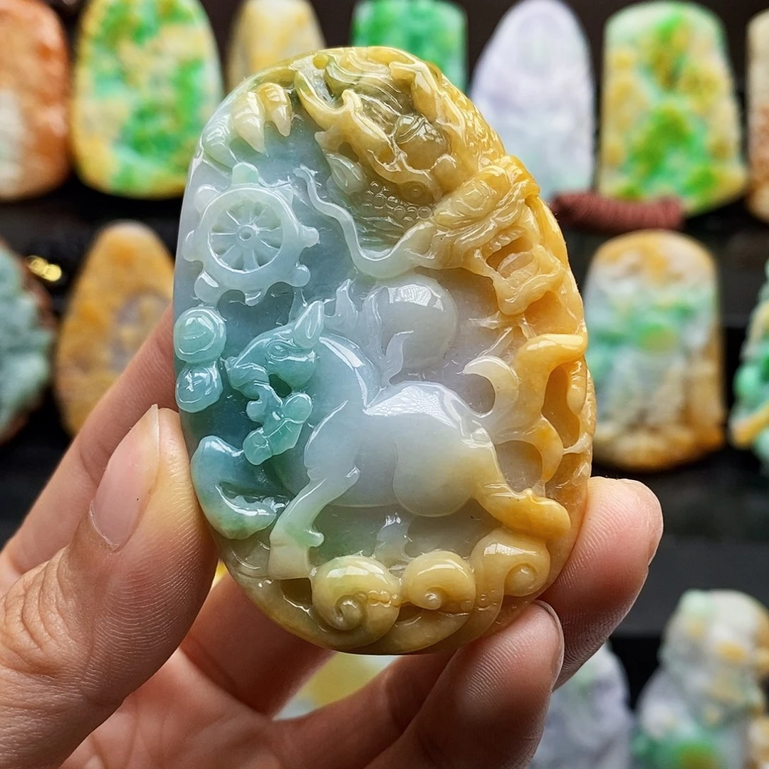 未镶嵌定制翡翠翡翠A货一物一证