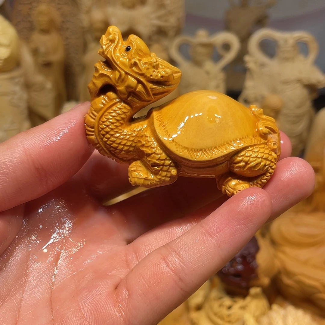 黄杨木小瑕疵龙龟