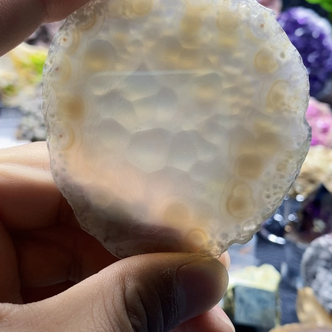 亚克力玛瑙切片摆件茶杯垫