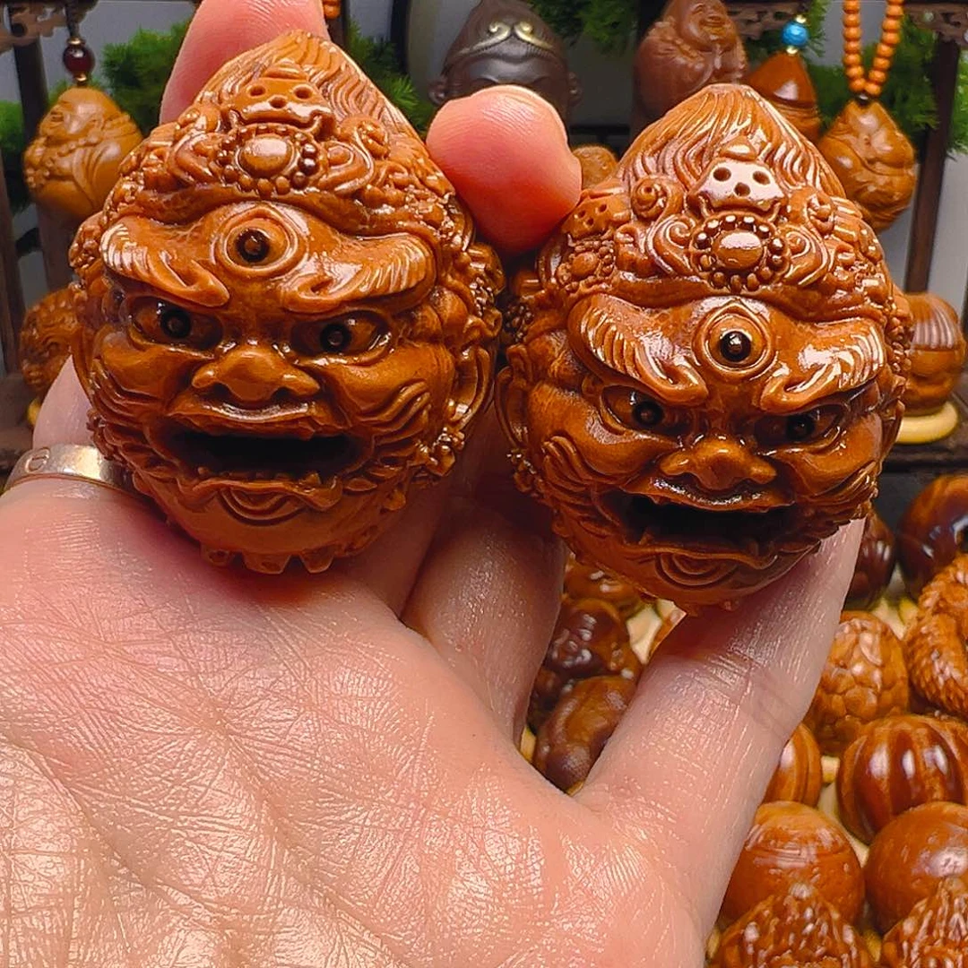 橄榄核手串/手链那**瑰大黑天一对