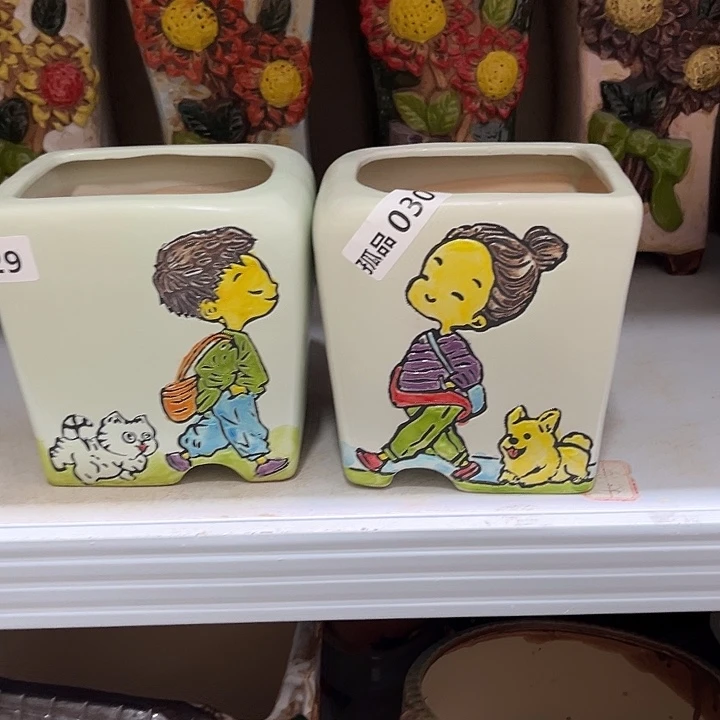 紫砂花盆粗陶材质多肉花盆