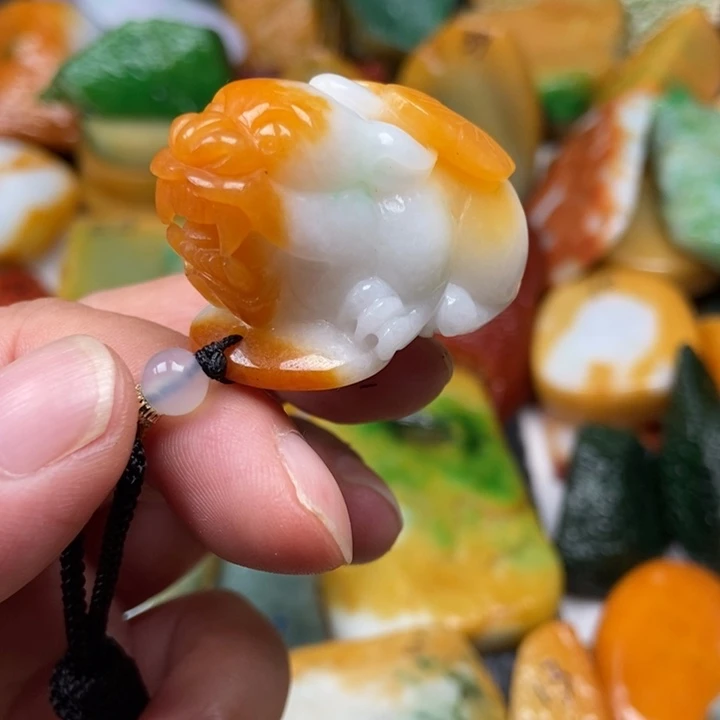 翡翠未镶嵌挂件缅甸翡翠