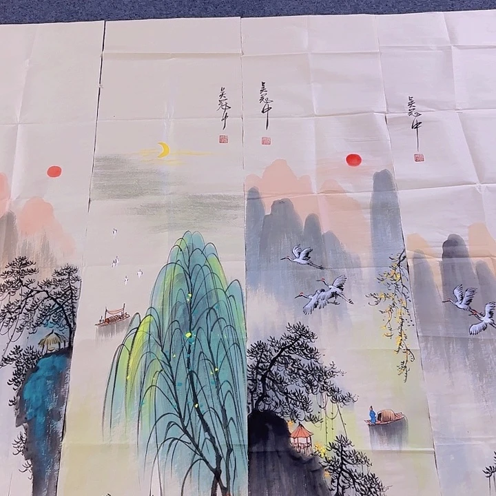 原***草横款装饰画作品欣赏