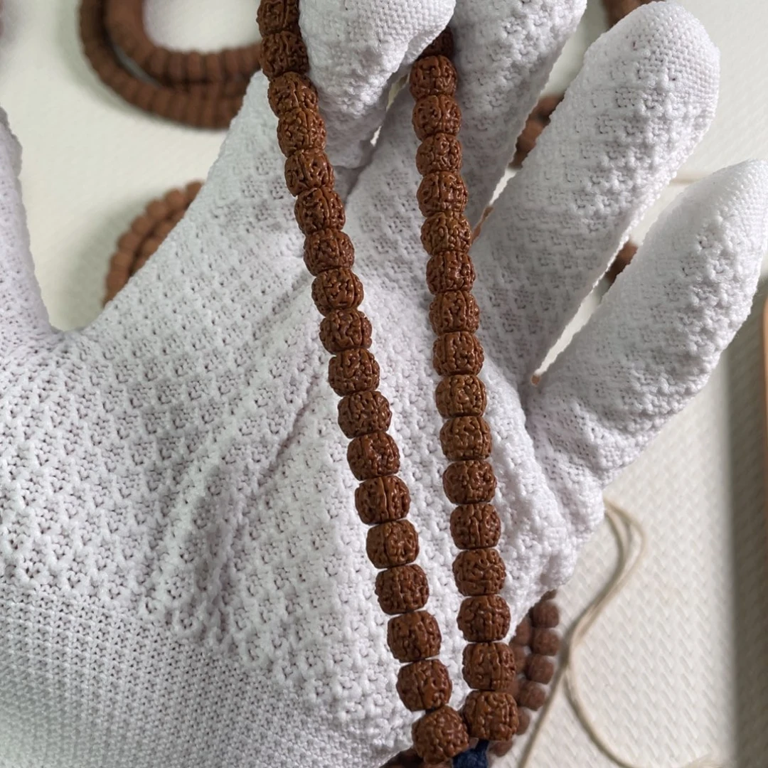 金刚菩提手串纯血一代龙藏切手持尺寸8