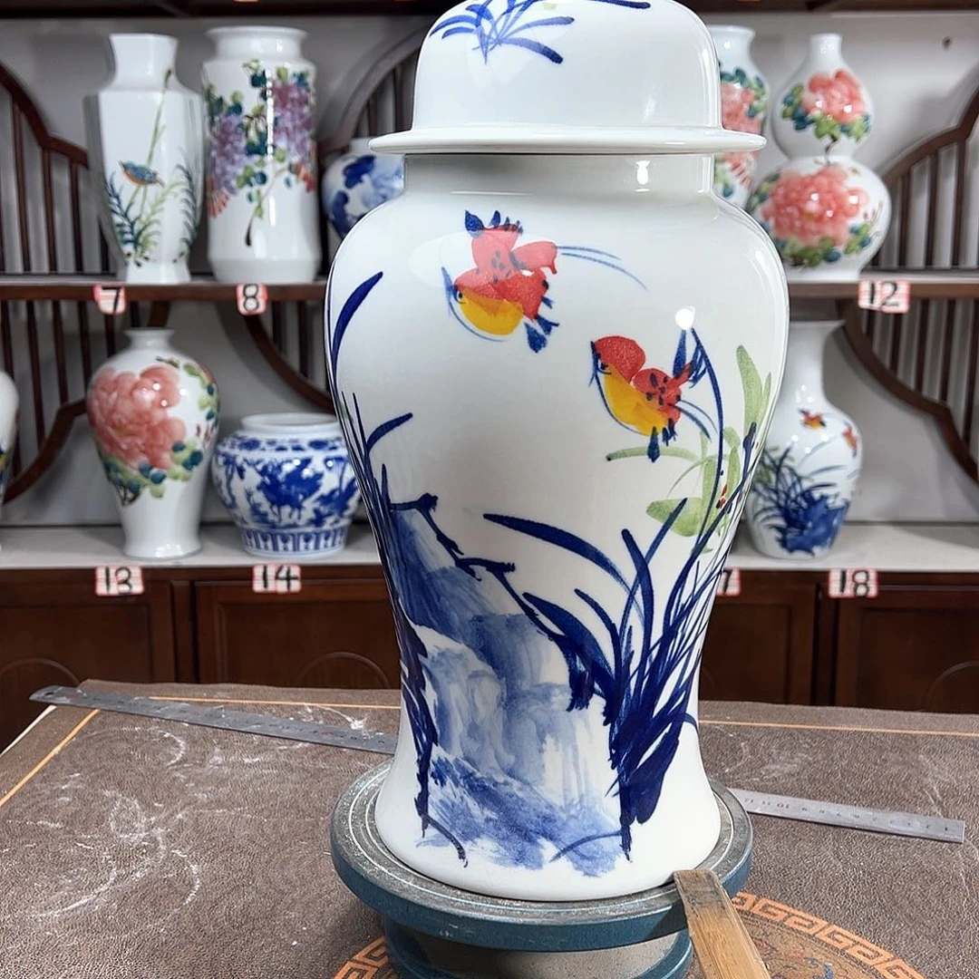 摆件景德镇陶瓷将玉