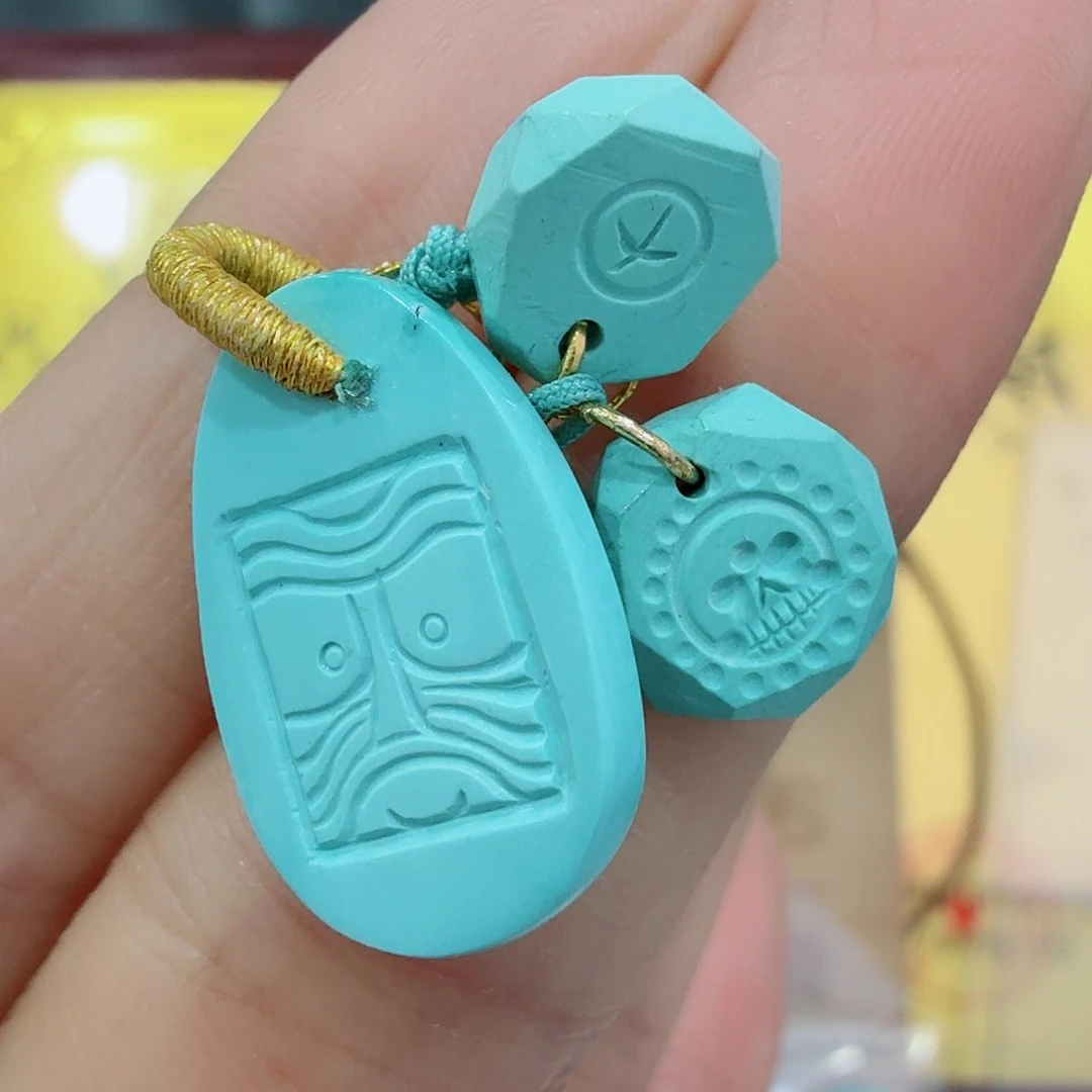 未镶嵌绿松石珠宝奇石