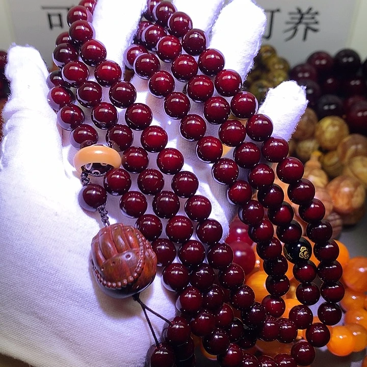 手串/手链松木帝王血龙木 1.0 车厘子色