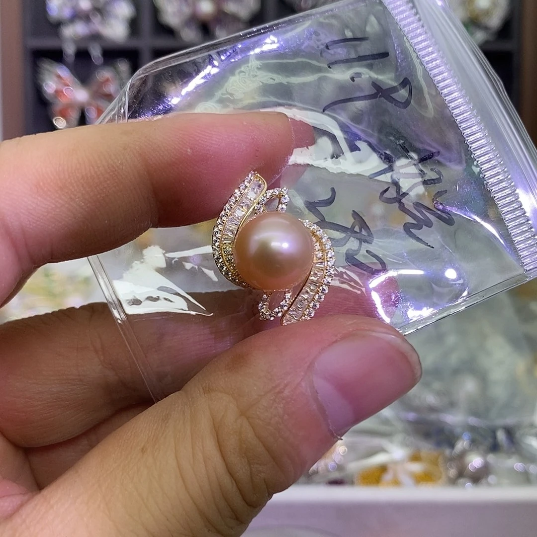 颈饰银S925镶嵌淡水珍珠
