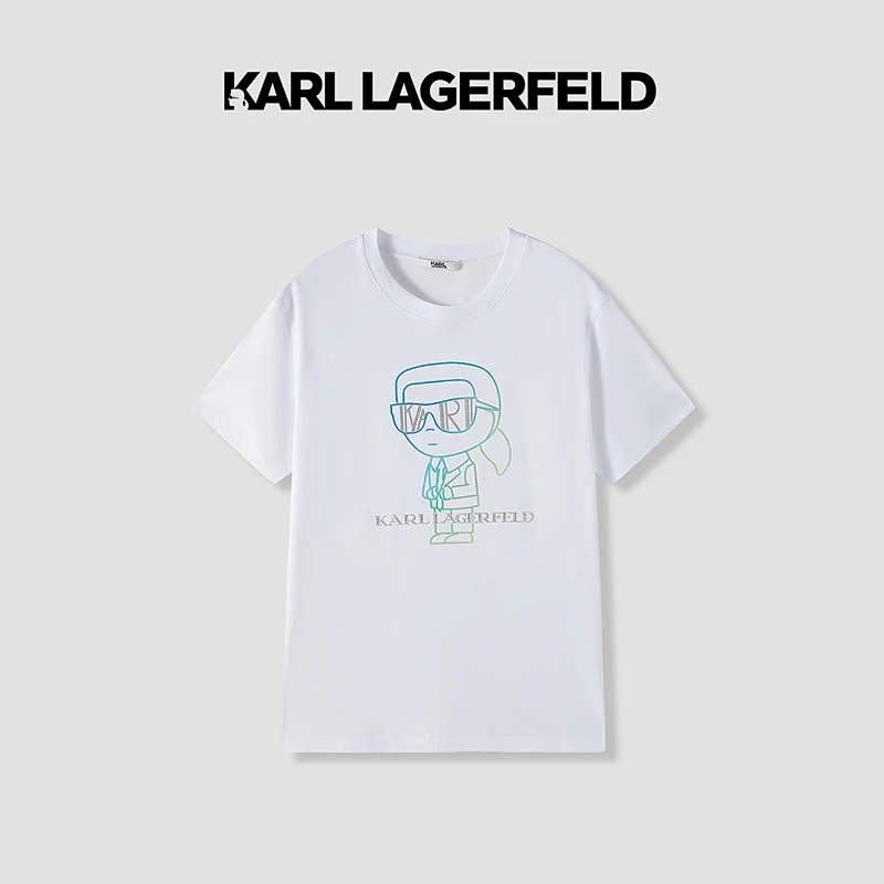 【臻享男装】KARL LAGERFELD卡尔拉格斐短袖T恤老佛爷1K1E30602405