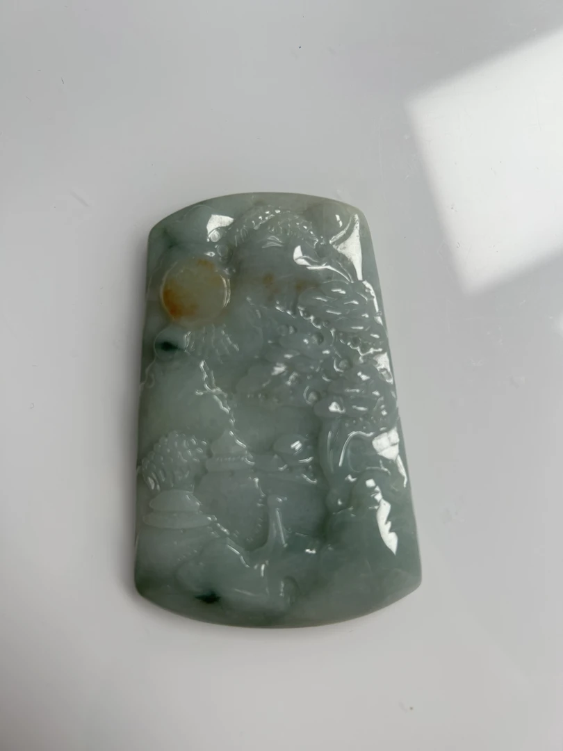 天然A货翡翠山水（39910）