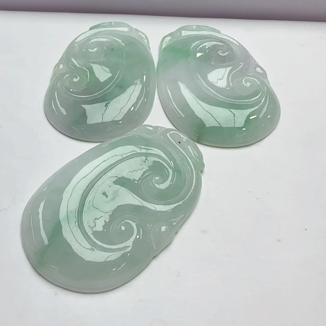 翡翠未镶嵌颈饰多样性发其一S 1 0