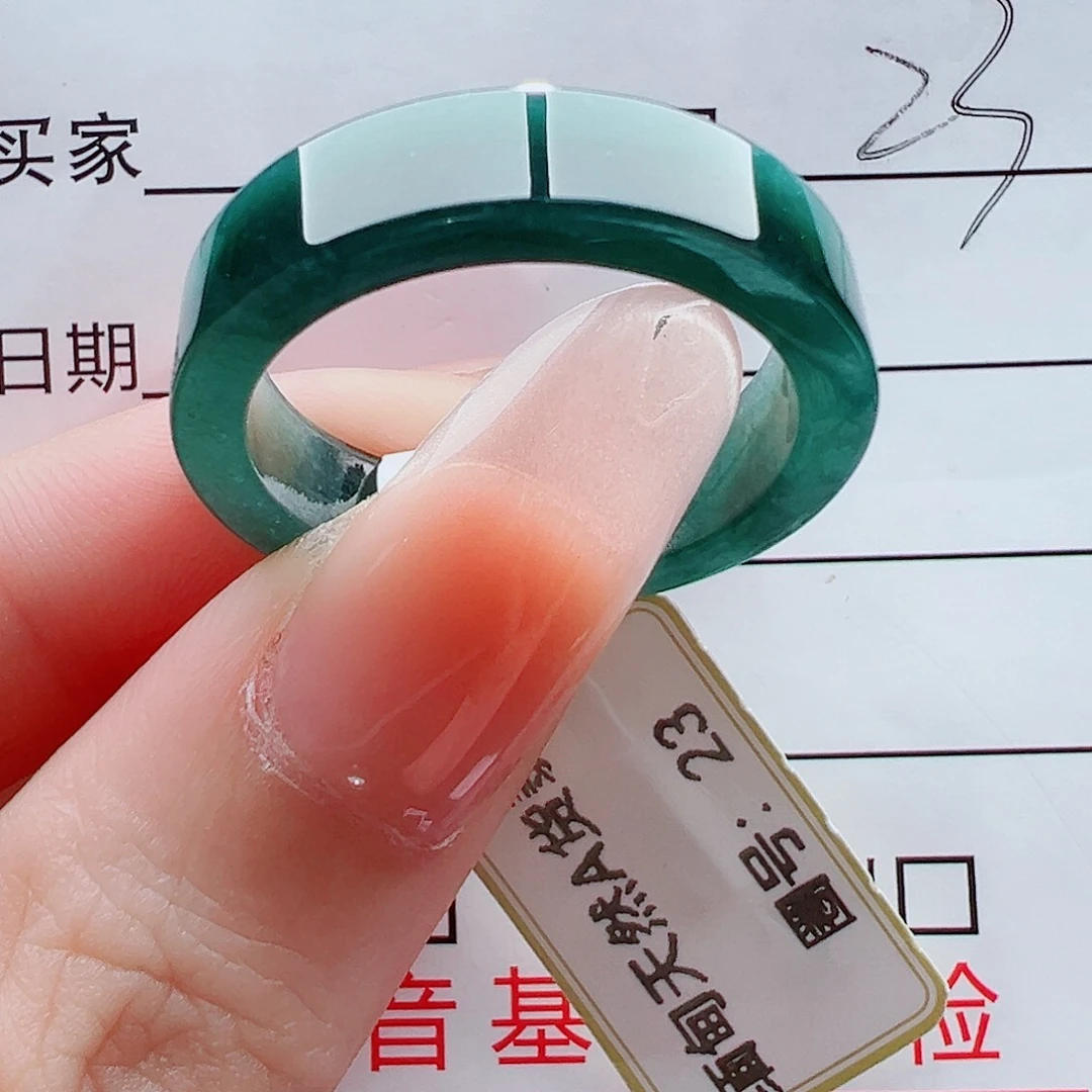 未镶嵌戒指翡翠戒圈
