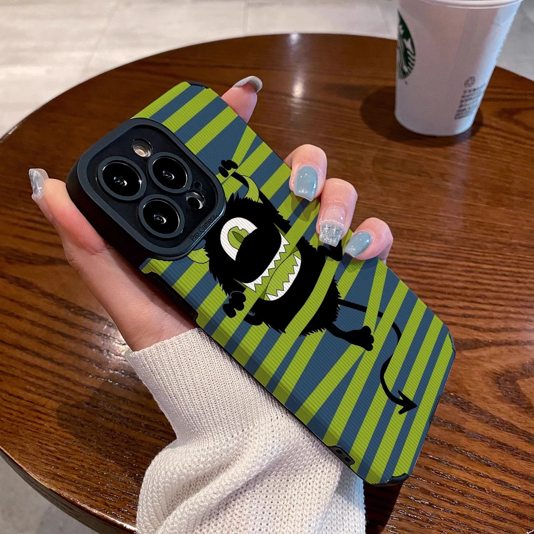 可爱独眼怪适用苹果17promax手机壳硅胶iphone16promax保护壳17pm