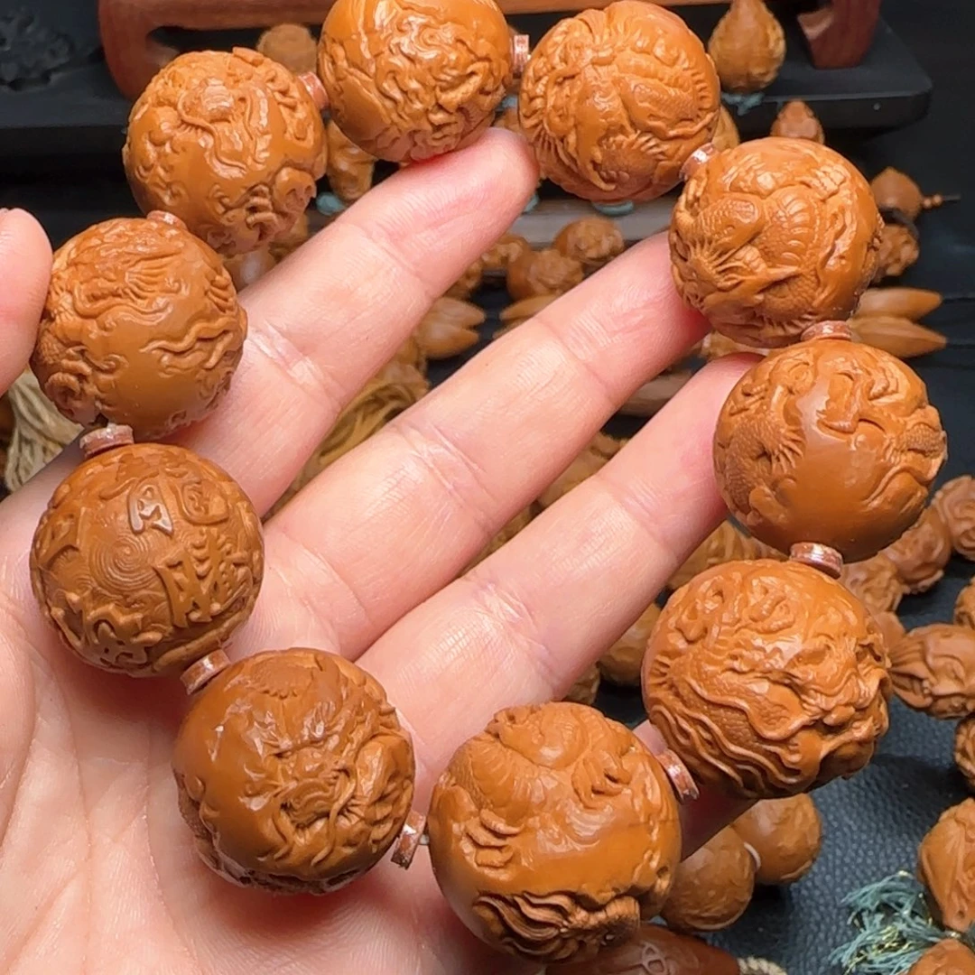 辰***伶手串/手链橄榄核龙腾四海