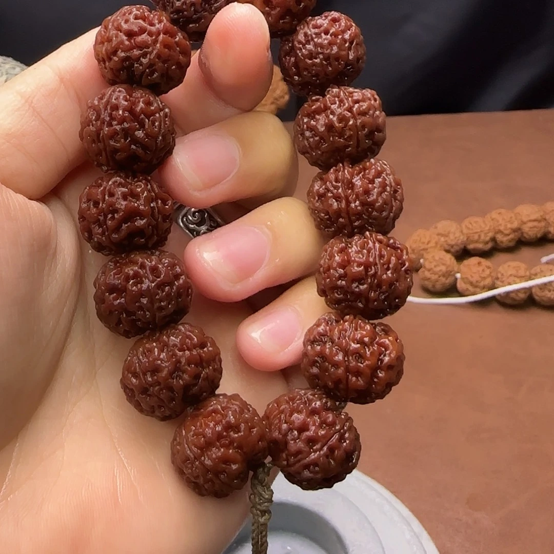 手串金刚菩提9号梅花17mm