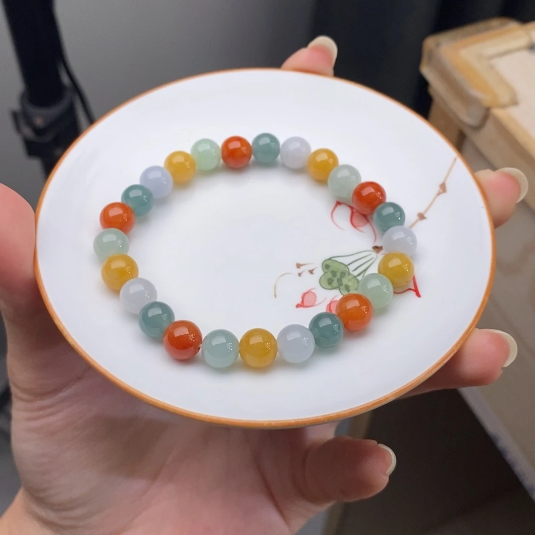 长***马未镶嵌手链翡翠翡翠y2539 卡7.3