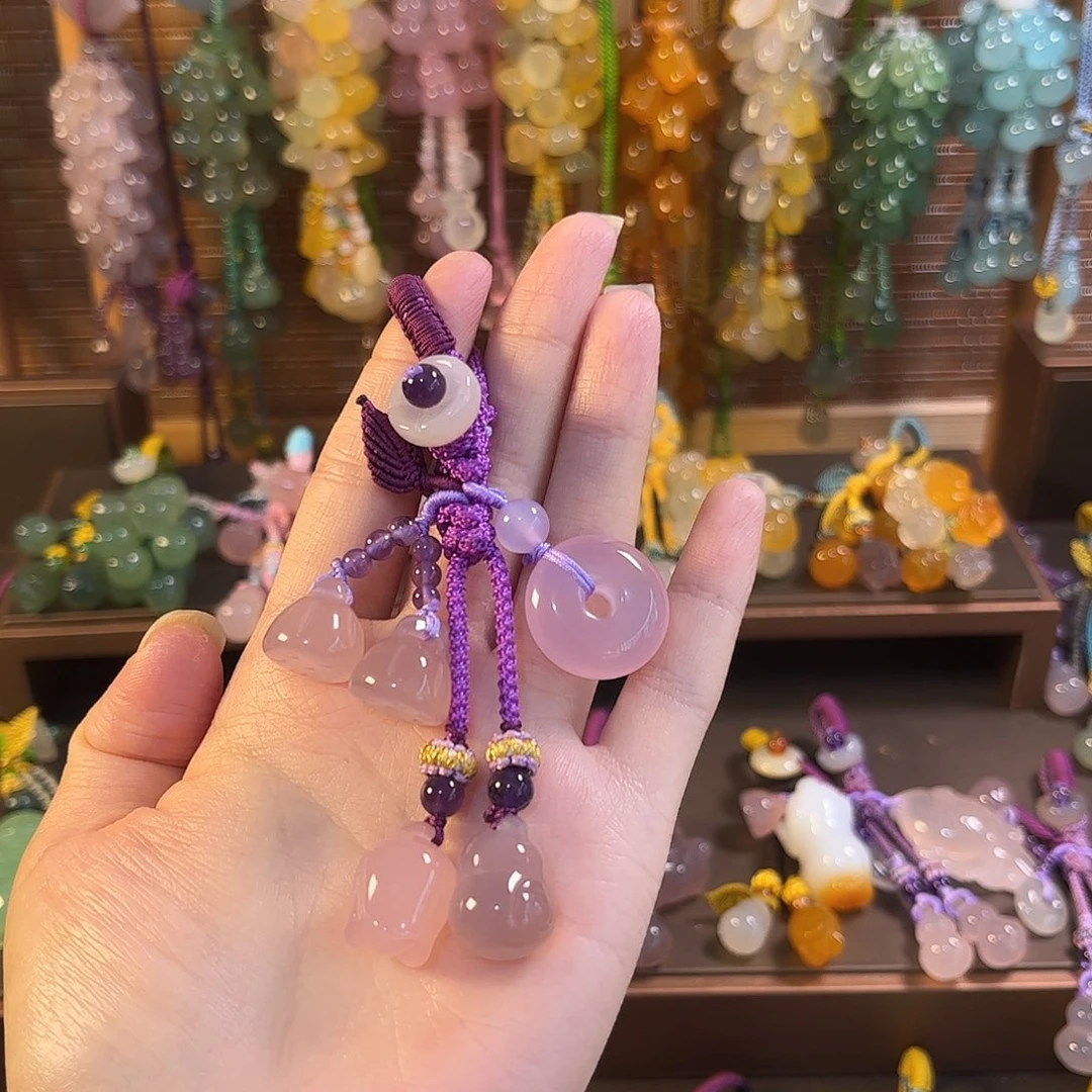 玛瑙/玉髓未镶嵌车挂