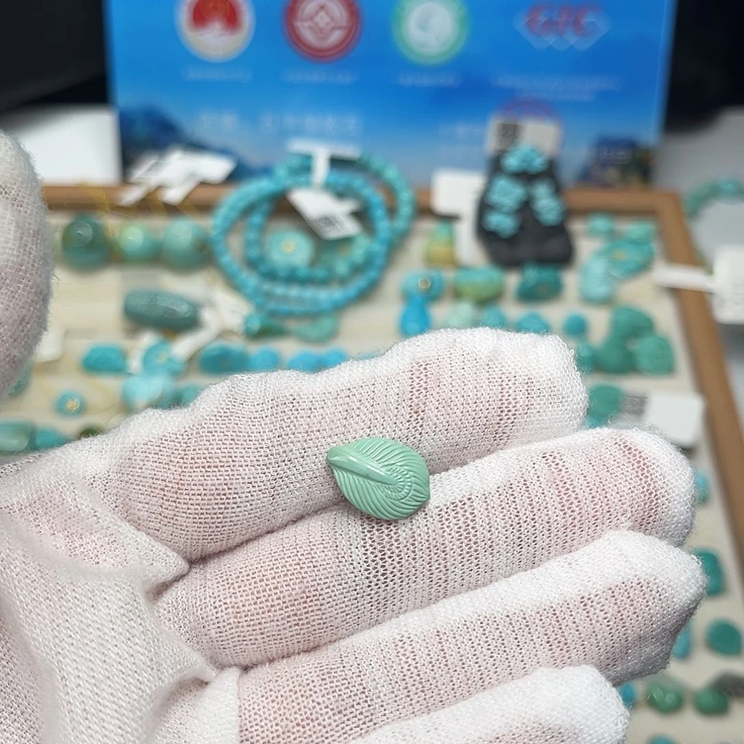 绿松石未镶嵌珠宝半成品