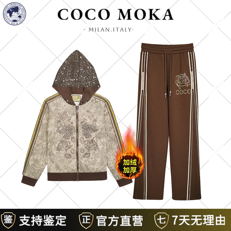 AA2025秋冬新款长袖运动休闲套装女士时尚宽松潮流【TZ5815】