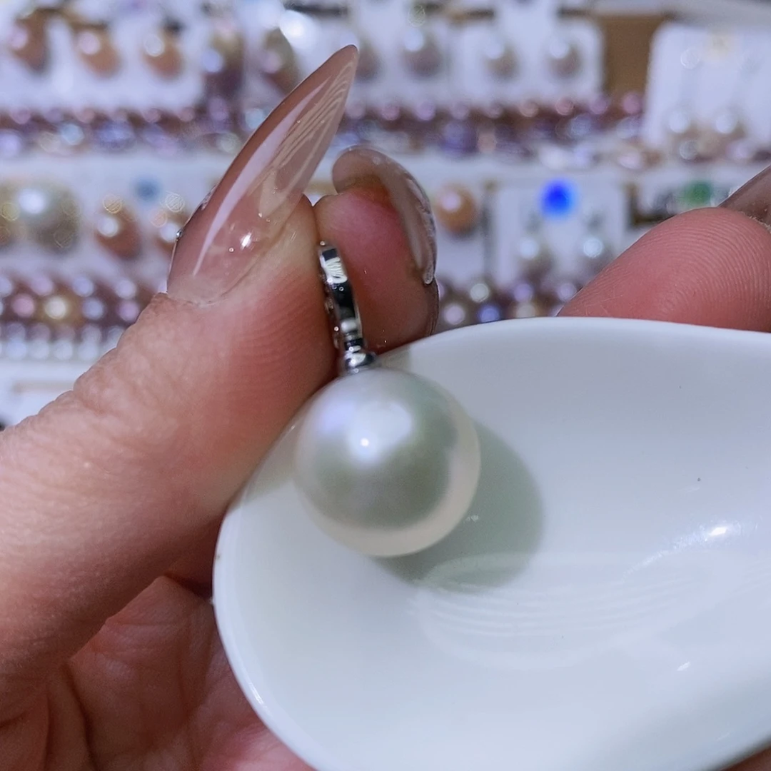 淡水珍珠颈饰银S925镶嵌