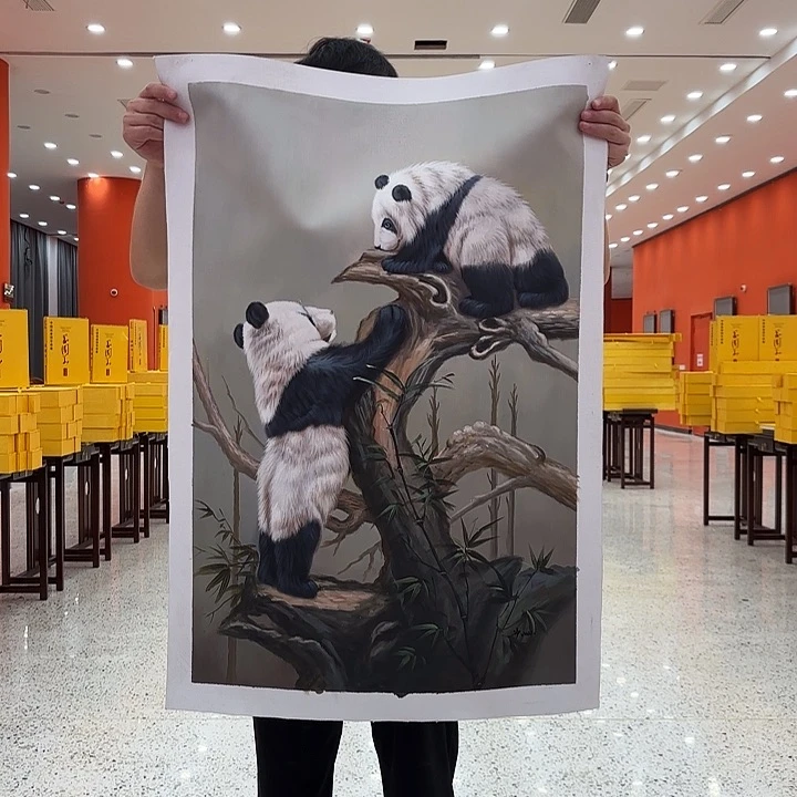 国画二郎老师去伪存真原作