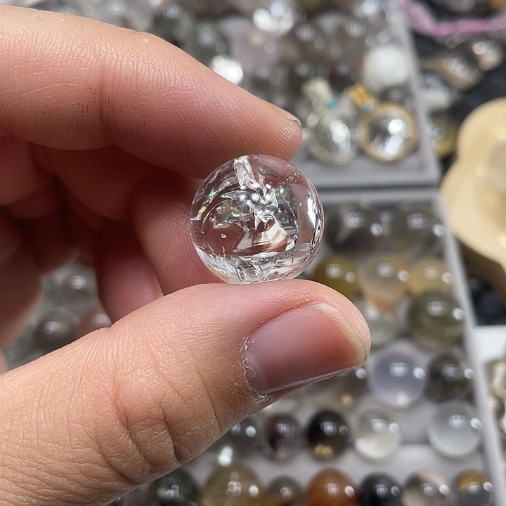 水晶未镶嵌珠宝半成品