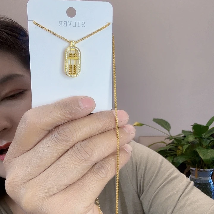 925银珐琅纯银百搭项链