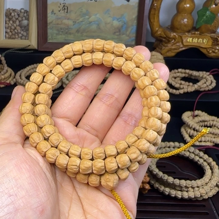 柏木手串/手链莲花龙脊