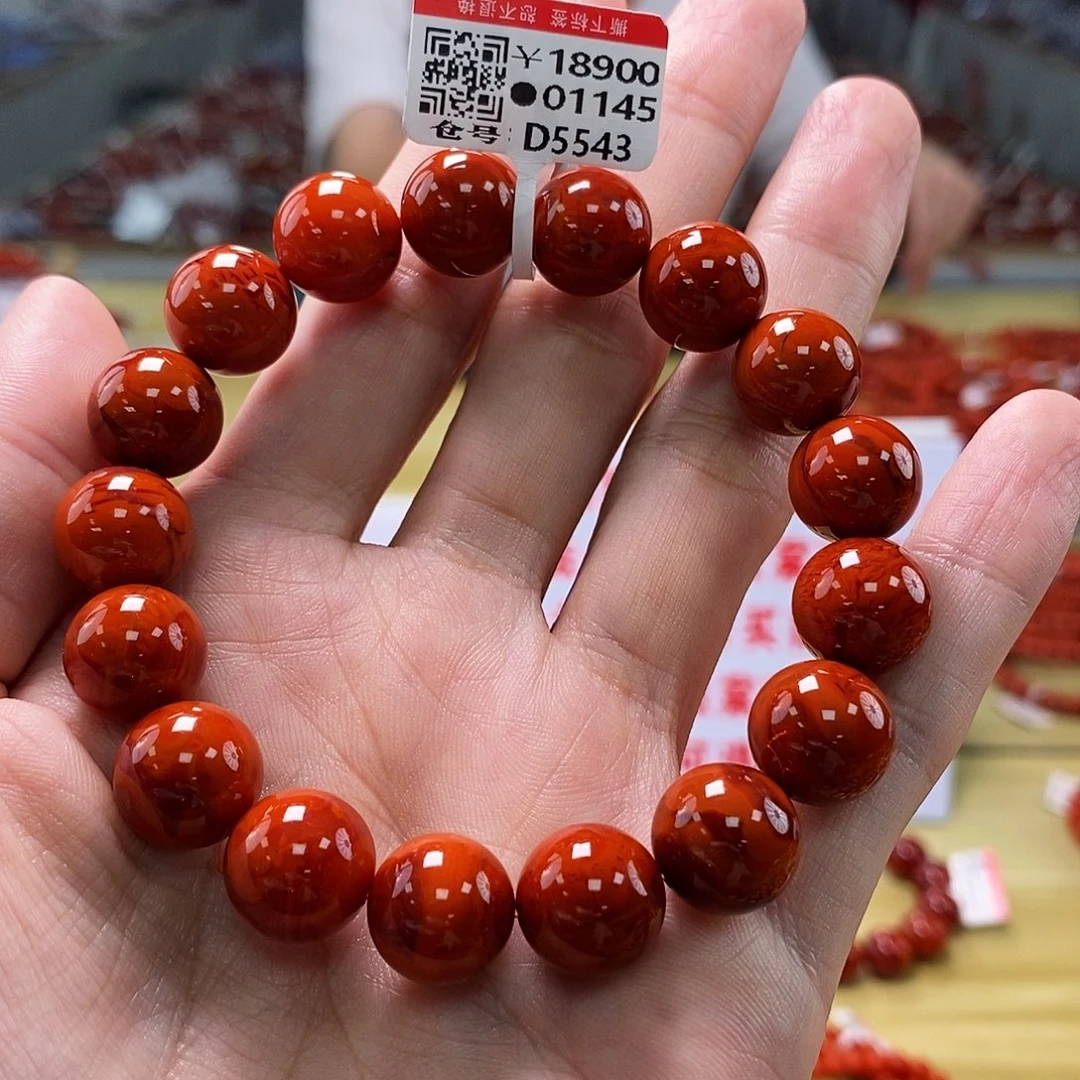 南红玛瑙云端  12mm  多样性发一未镶嵌