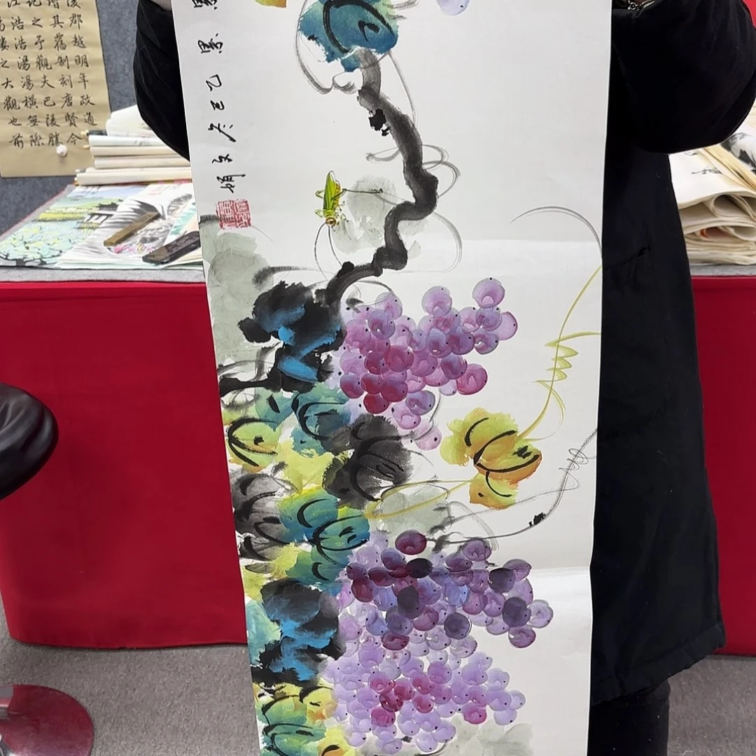 国画国画作品多次入选国内外