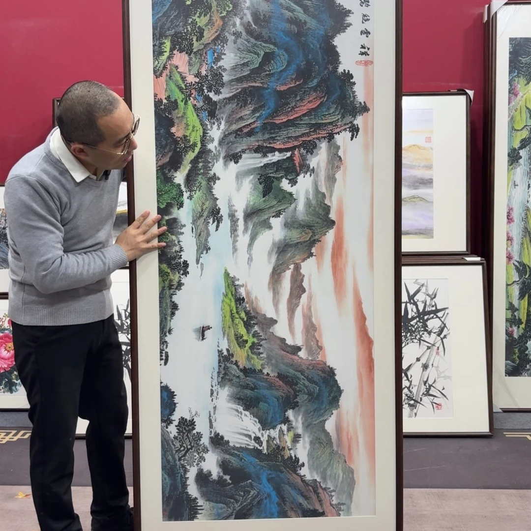 国画手绘作品210/80