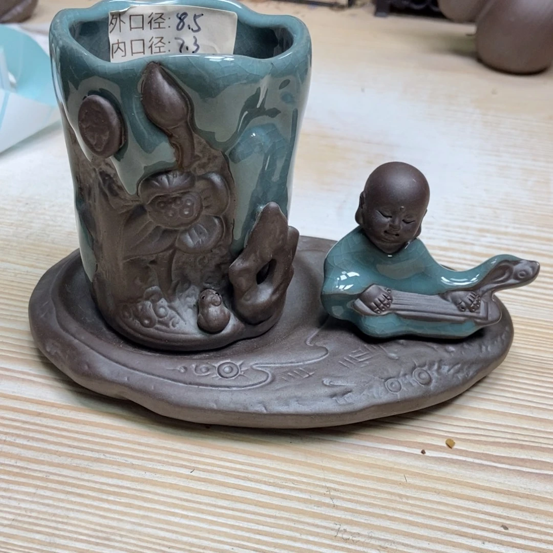 瓷片陶瓷花盆陶瓷艺术