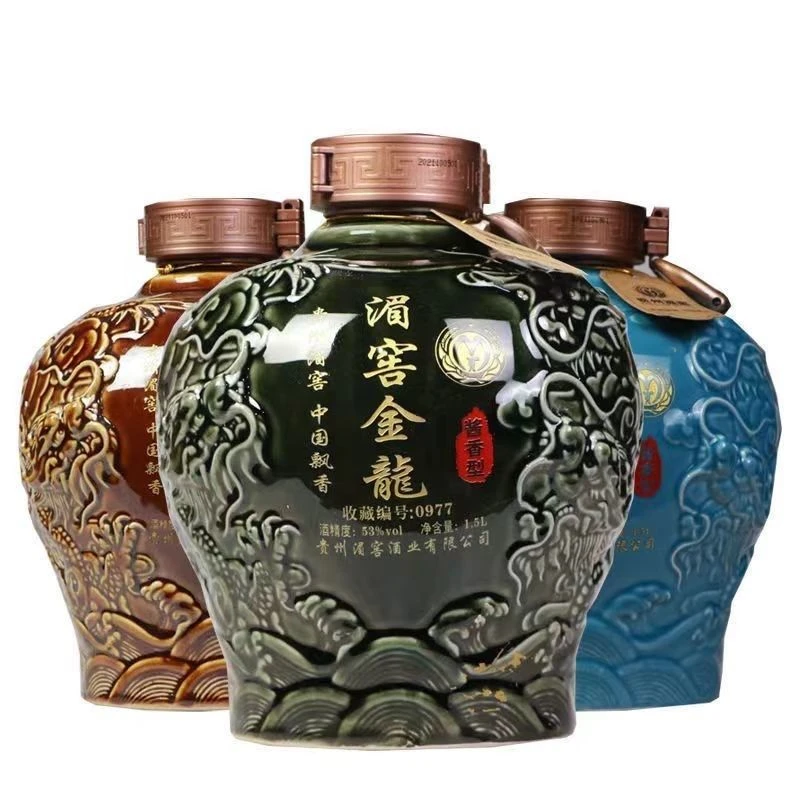 湄窖2021年金龙坛1.5L（23金沙五星）53%Vol