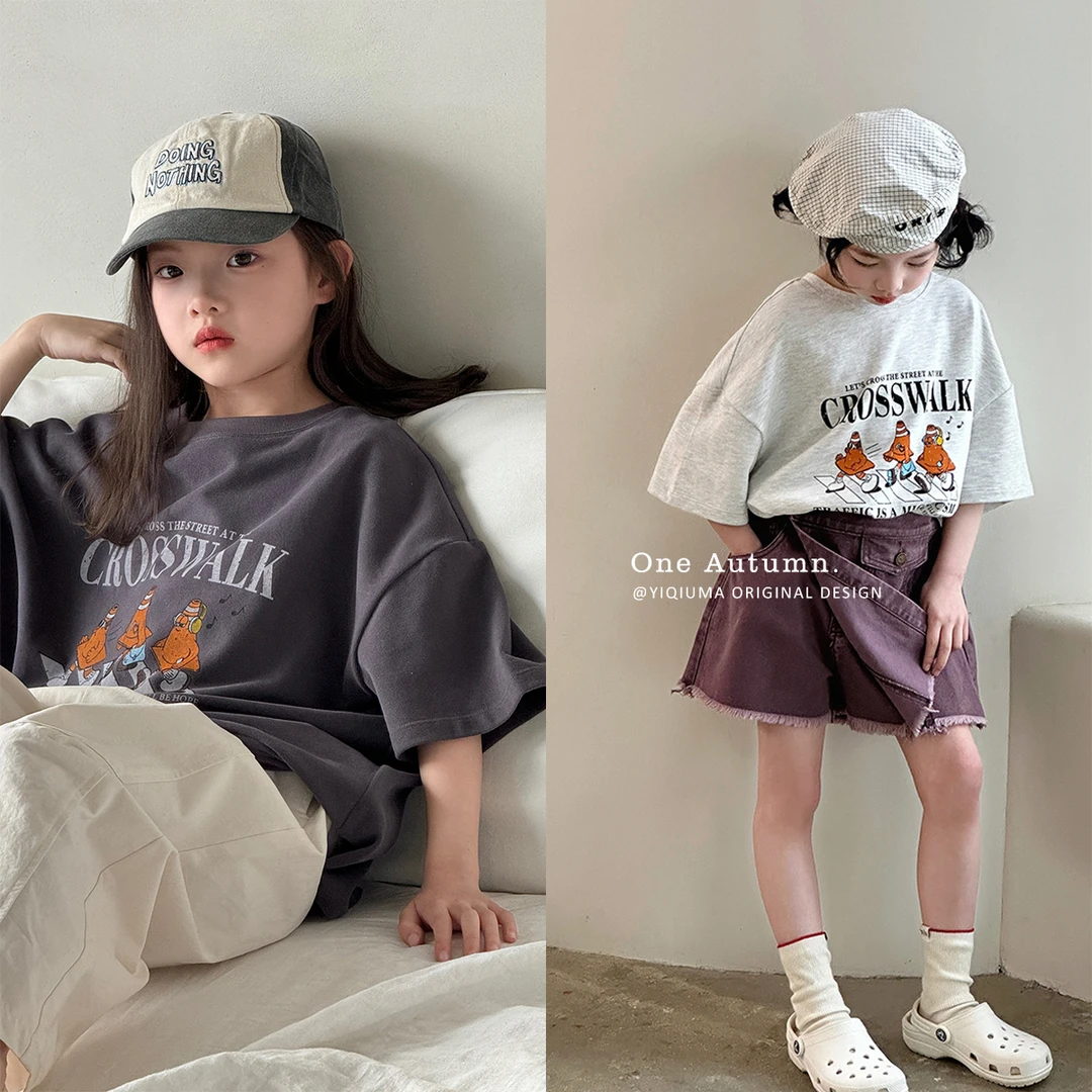 现货「壹秋.ONE AUTUMN」【流行爆款】短袖T恤女童夏季打底衫【GC239】