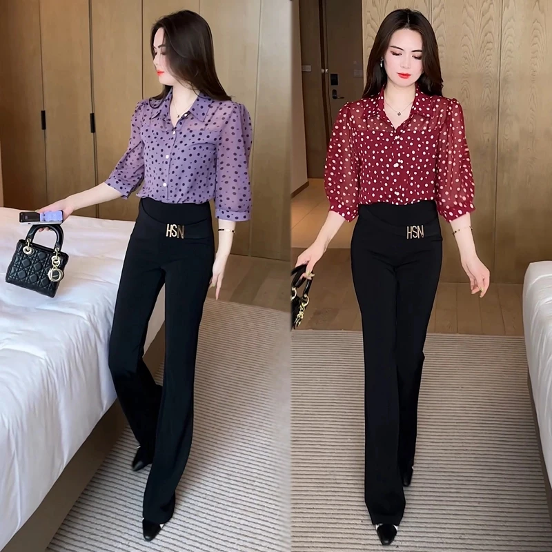 夏季新款丁达尔穿搭衬衫气质显瘦时尚百搭减龄上衣洋气修身长袖