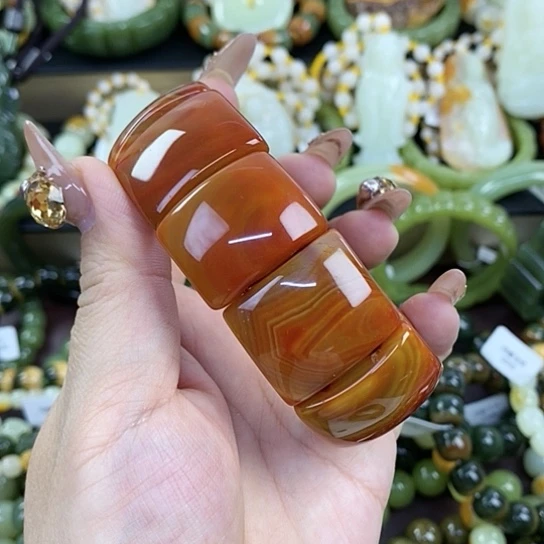 未镶嵌手串透闪石质玉我****你