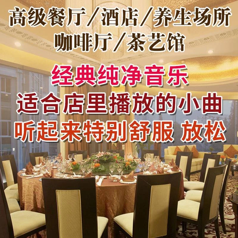 静心解压轻音乐U盘高品质无损纯音乐车用优盘餐厅咖啡厅美容院MP3