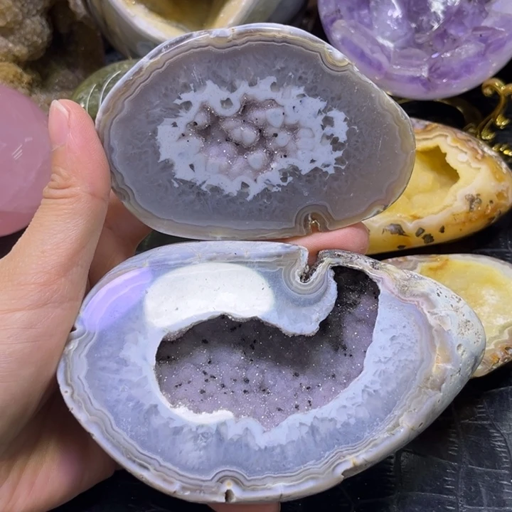 未镶嵌发饰水晶粉软盆
