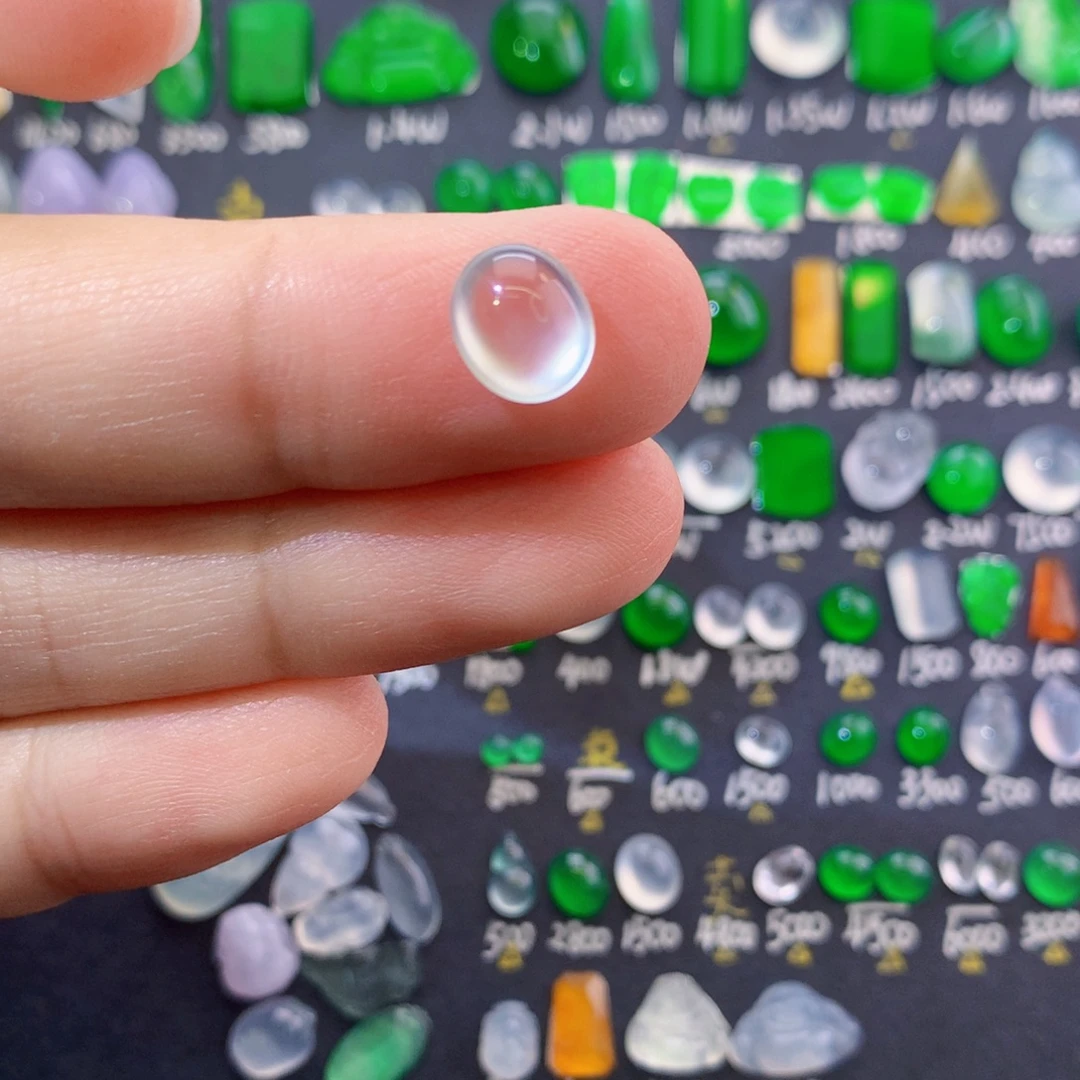 翡翠未镶嵌颈饰天然翡翠玉石蛋面