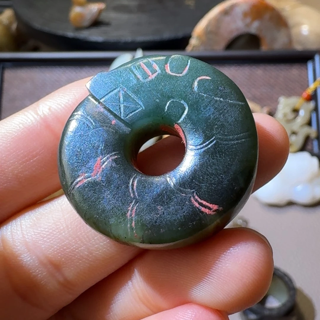 和田玉挂件未镶嵌t***蔡