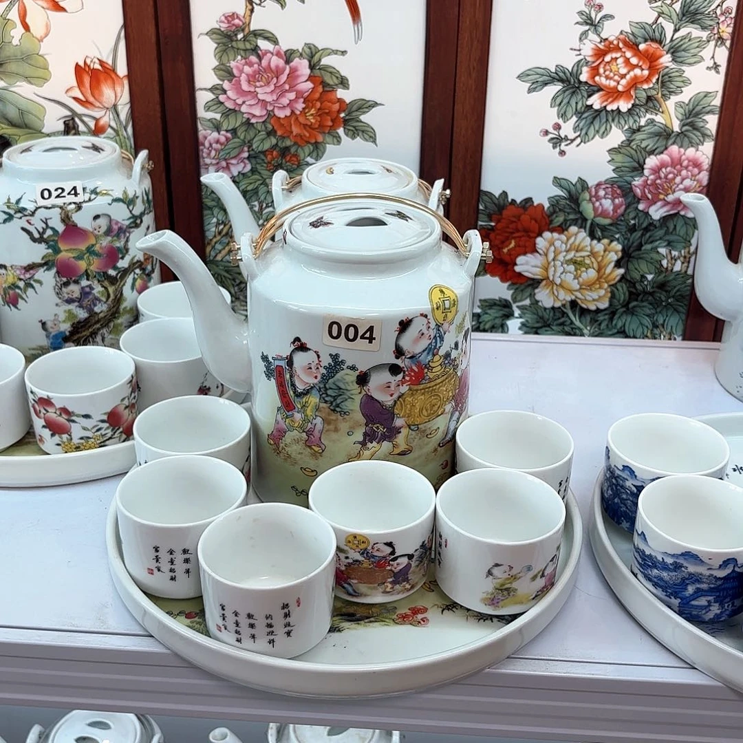 壶招财进宝四斤➕六个杯子➕茶盘