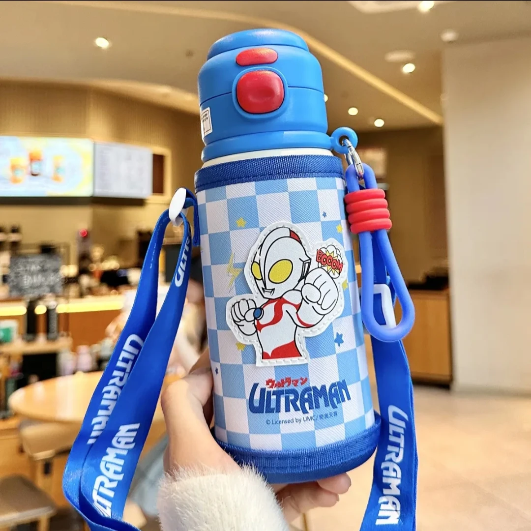 小学生幼儿园专用不锈钢双饮吸管儿童保温杯防摔防漏可侧插书包