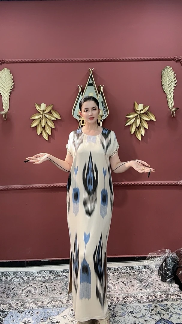 PAHRiM新款米蓝色连衣裙11334